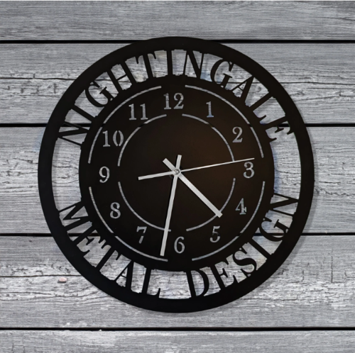 premium metal wall clock