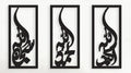 Modern Arabic Calligraphy Metal Wall Art Set – Elegant Islamic Home Decor