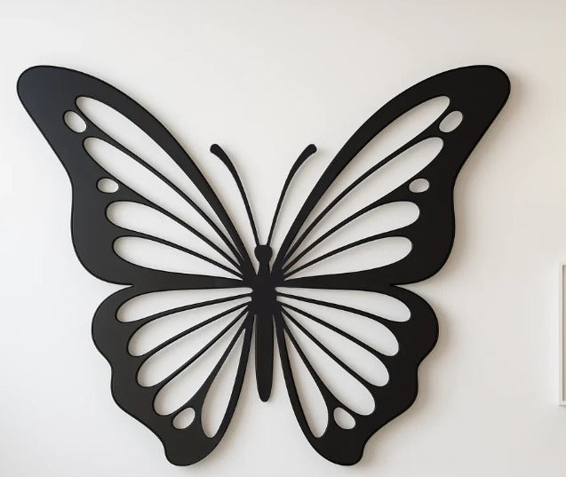 Majestic Butterfly Metal Wall Art – Modern Luxury Wall Decor